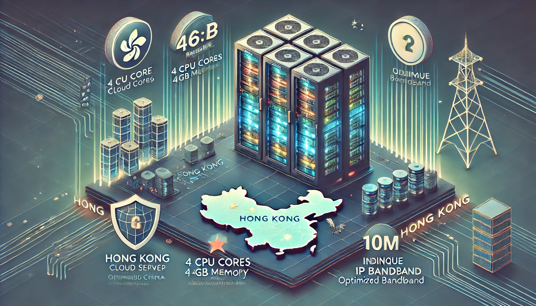 香港云服务器:香港云服务器5,CPU:4 CPU Cores,内存:4096M, 硬盘:,宽带:大陆优化/10M,IP:1IP个仅400元/月